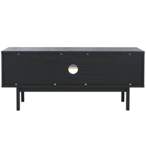 Safavieh Aricia Small 2 Door Media Stand Black 46.9" x 15.4" x 19.9"