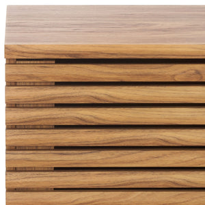 Safavieh Aricia Small 2 Door Media Stand Oak 46.9" x 15.4" x 19.9"