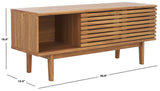 Safavieh Aricia Small 2 Door Media Stand Oak 46.9" x 15.4" x 19.9"