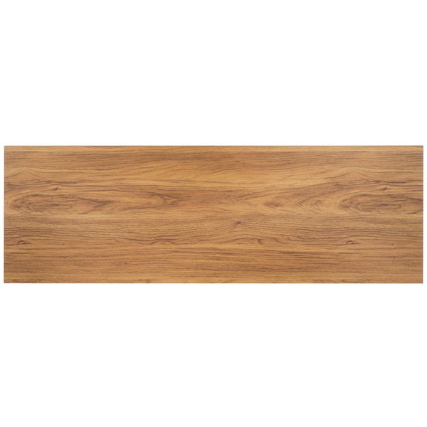 Safavieh Aricia Small 2 Door Media Stand Oak 46.9" x 15.4" x 19.9"