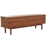 Safavieh Aricia Large 2 Door Media Stand Walnut 59" x 15.4" x 19.9"