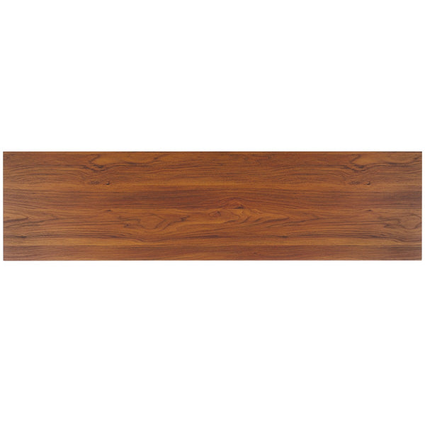 Safavieh Aricia Large 2 Door Media Stand Walnut 59" x 15.4" x 19.9"
