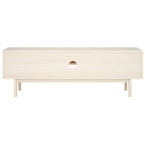 Safavieh Aricia Large 2 Door Media Stand White 59" x 15.4" x 19.9"