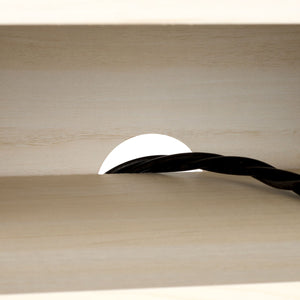 Safavieh Aricia Large 2 Door Media Stand White 59" x 15.4" x 19.9"