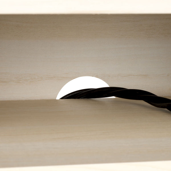 Safavieh Aricia Large 2 Door Media Stand White 59" x 15.4" x 19.9"