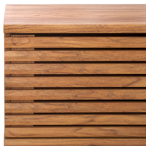 Safavieh Aricia Large 2 Door Media Stand Oak 59" x 15.4" x 19.9"