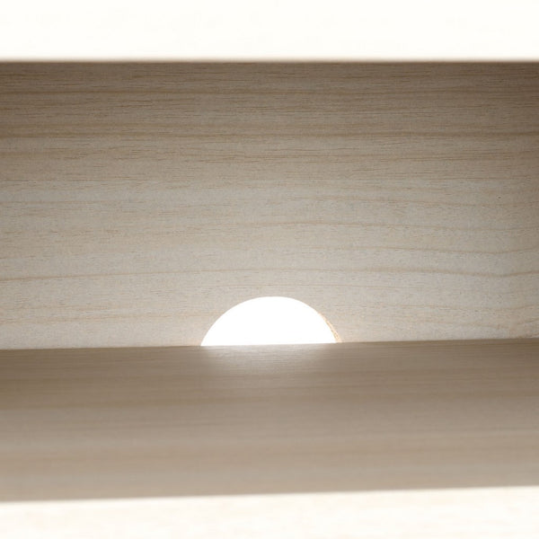 Safavieh Tealla 2 Tambour & 1 Glass Lift Door Media Stand Bleached White / Gold MED9635C