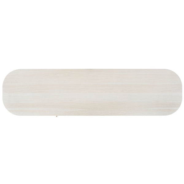 Safavieh Tealla 2 Tambour & 1 Glass Lift Door Media Stand Bleached White / Gold MED9635C