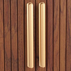 Safavieh Tealla 2 Tambour Door Sideboard/Media Stand Walnut / Gold MED9636A