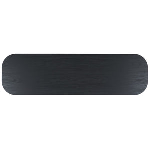 Safavieh Tealla 2 Tambour Door Sideboard/Media Stand Black / Gold MED9636B