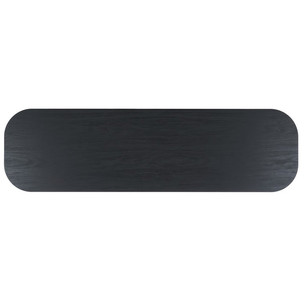 Safavieh Tealla 2 Tambour Door Sideboard/Media Stand Black / Gold MED9636B