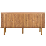 Safavieh Tealla 2 Tambour Door Sideboard/Media Stand Oak / Gold MED9636D