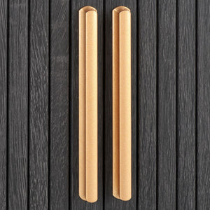 Safavieh Tealla 2 Tambour Door Sideboard/Media Stand Distressed Black / Gold MED9636E