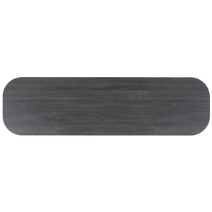 Safavieh Tealla 2 Tambour Door Sideboard/Media Stand Distressed Black / Gold MED9636E