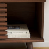 Safavieh Averi 2 Door Media Stand Dark Walnut 59" x 15" x 19.5"