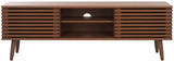 Safavieh Averi 2 Door Media Stand Dark Walnut 59" x 15" x 19.5"