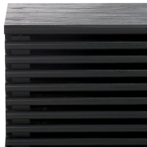 Safavieh Averi 2 Door Media Stand Black 59" x 15" x 19.5"