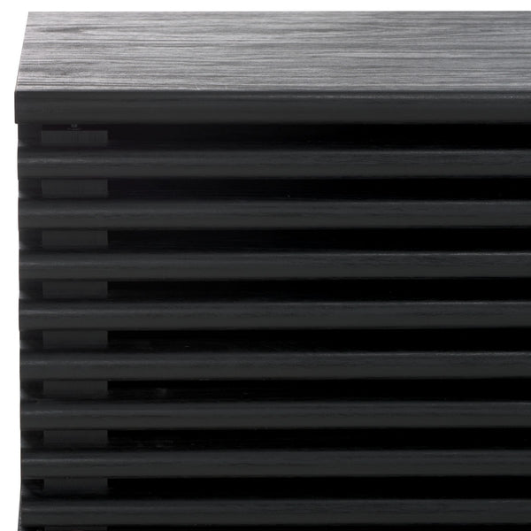 Safavieh Averi 2 Door Media Stand Black 59" x 15" x 19.5"