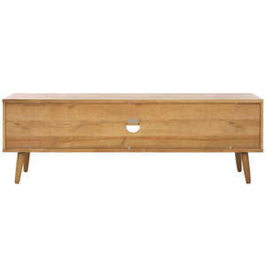 Safavieh Averi 2 Door Media Stand Rustic Oak 59" x 15" x 19.5"