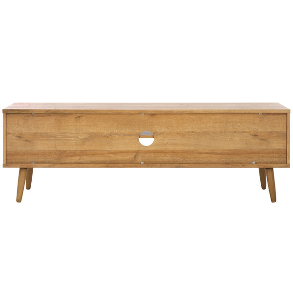 Safavieh Averi 2 Door Media Stand Rustic Oak 59" x 15" x 19.5"