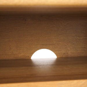 Safavieh Averi 2 Door Media Stand Rustic Oak 59" x 15" x 19.5"