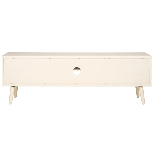 Safavieh Averi 2 Door Media Stand White Wash 59" x 15" x 19.5"