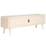 Safavieh Averi 2 Door Media Stand White Wash 59" x 15" x 19.5"