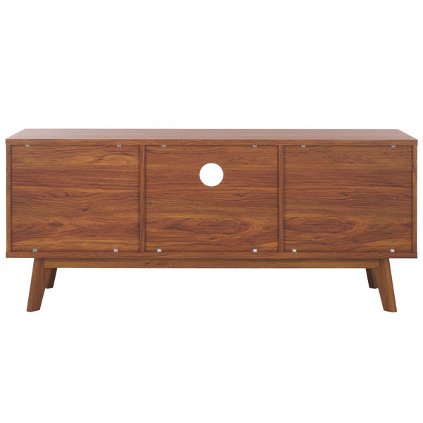 Safavieh Esma Low Sideboard/Media Stand Walnut 54.9" x 15.2" x 23.6"