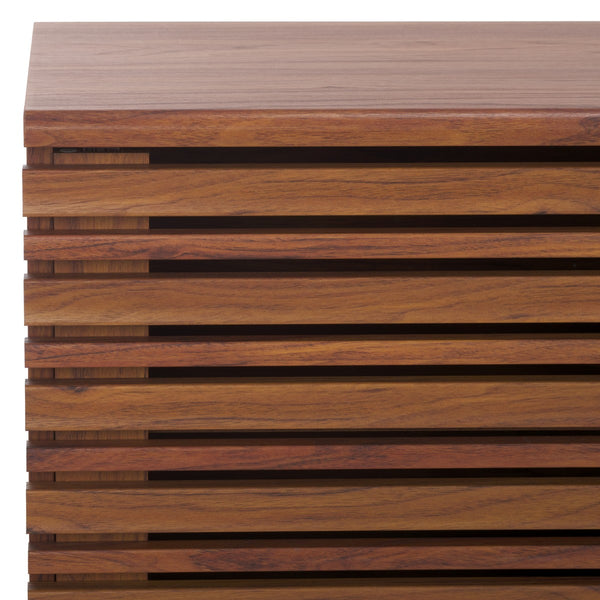 Safavieh Esma Low Sideboard/Media Stand Walnut 54.9" x 15.2" x 23.6"