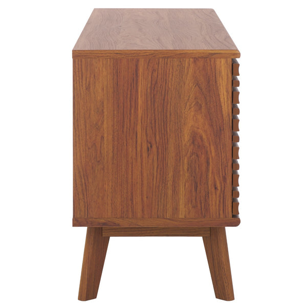 Safavieh Esma Low Sideboard/Media Stand Walnut 54.9" x 15.2" x 23.6"