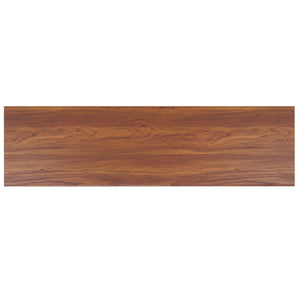 Safavieh Esma Low Sideboard/Media Stand Walnut 54.9" x 15.2" x 23.6"