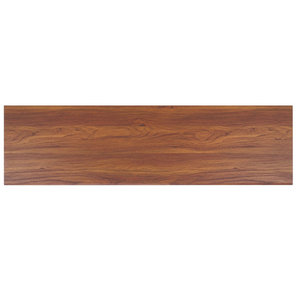 Safavieh Esma Low Sideboard/Media Stand Walnut 54.9" x 15.2" x 23.6"
