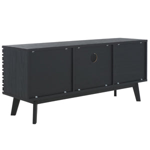 Safavieh Esma Low Sideboard/Media Stand Black 54.9" x 15.2" x 23.6"