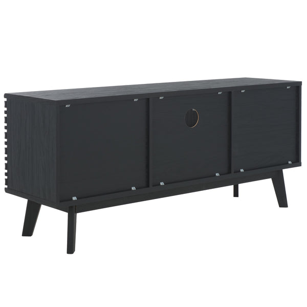 Safavieh Esma Low Sideboard/Media Stand Black 54.9" x 15.2" x 23.6"