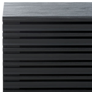 Safavieh Esma Low Sideboard/Media Stand Black 54.9" x 15.2" x 23.6"