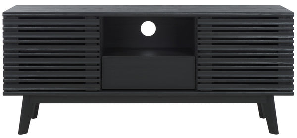 Safavieh Esma Low Sideboard/Media Stand Black 54.9" x 15.2" x 23.6"