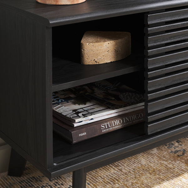 Safavieh Esma Low Sideboard/Media Stand Black 54.9" x 15.2" x 23.6"