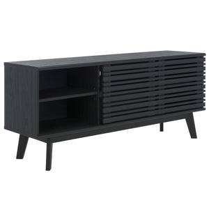 Safavieh Esma Low Sideboard/Media Stand Black 54.9" x 15.2" x 23.6"