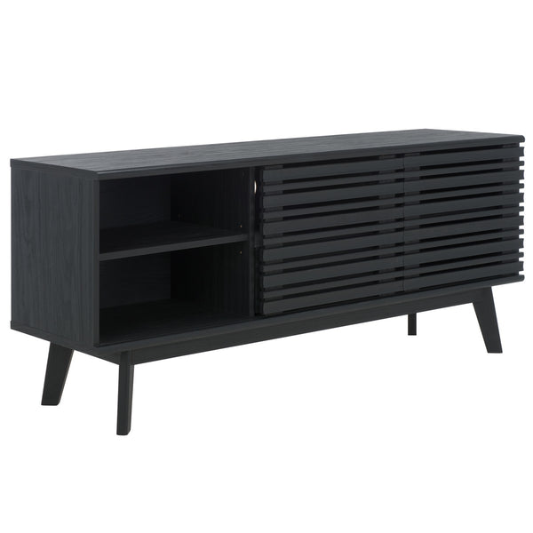 Safavieh Esma Low Sideboard/Media Stand Black 54.9" x 15.2" x 23.6"