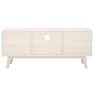 Safavieh Esma Low Sideboard/Media Stand White 54.9" x 15.2" x 23.6"