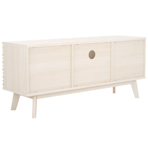 Safavieh Esma Low Sideboard/Media Stand White 54.9" x 15.2" x 23.6"
