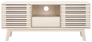 Safavieh Esma Low Sideboard/Media Stand White 54.9" x 15.2" x 23.6"