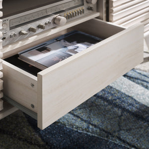 Safavieh Esma Low Sideboard/Media Stand White 54.9" x 15.2" x 23.6"