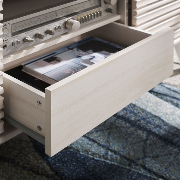 Safavieh Esma Low Sideboard/Media Stand White 54.9" x 15.2" x 23.6"