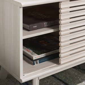 Safavieh Esma Low Sideboard/Media Stand White 54.9" x 15.2" x 23.6"