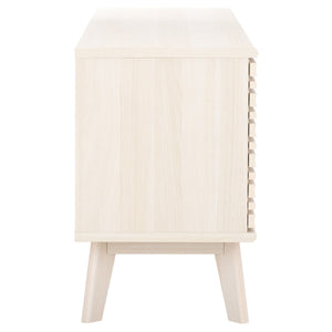 Safavieh Esma Low Sideboard/Media Stand White 54.9" x 15.2" x 23.6"