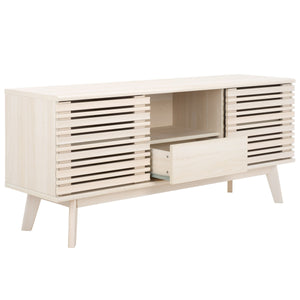 Safavieh Esma Low Sideboard/Media Stand White 54.9" x 15.2" x 23.6"