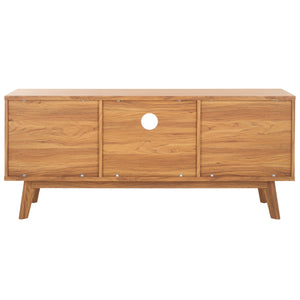 Safavieh Esma Low Sideboard/Media Stand Oak 54.9" x 15.2" x 23.6"