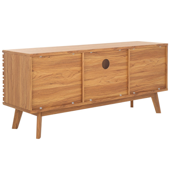 Safavieh Esma Low Sideboard/Media Stand Oak 54.9" x 15.2" x 23.6"