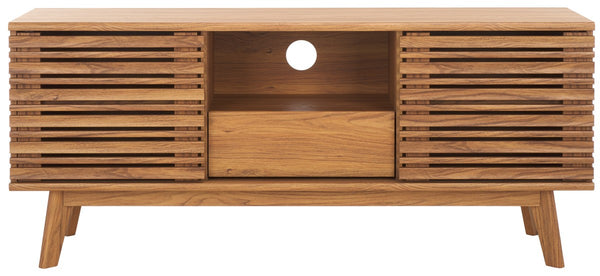 Safavieh Esma Low Sideboard/Media Stand Oak 54.9" x 15.2" x 23.6"